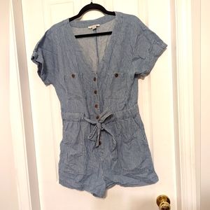 American eagle pin stripe romper